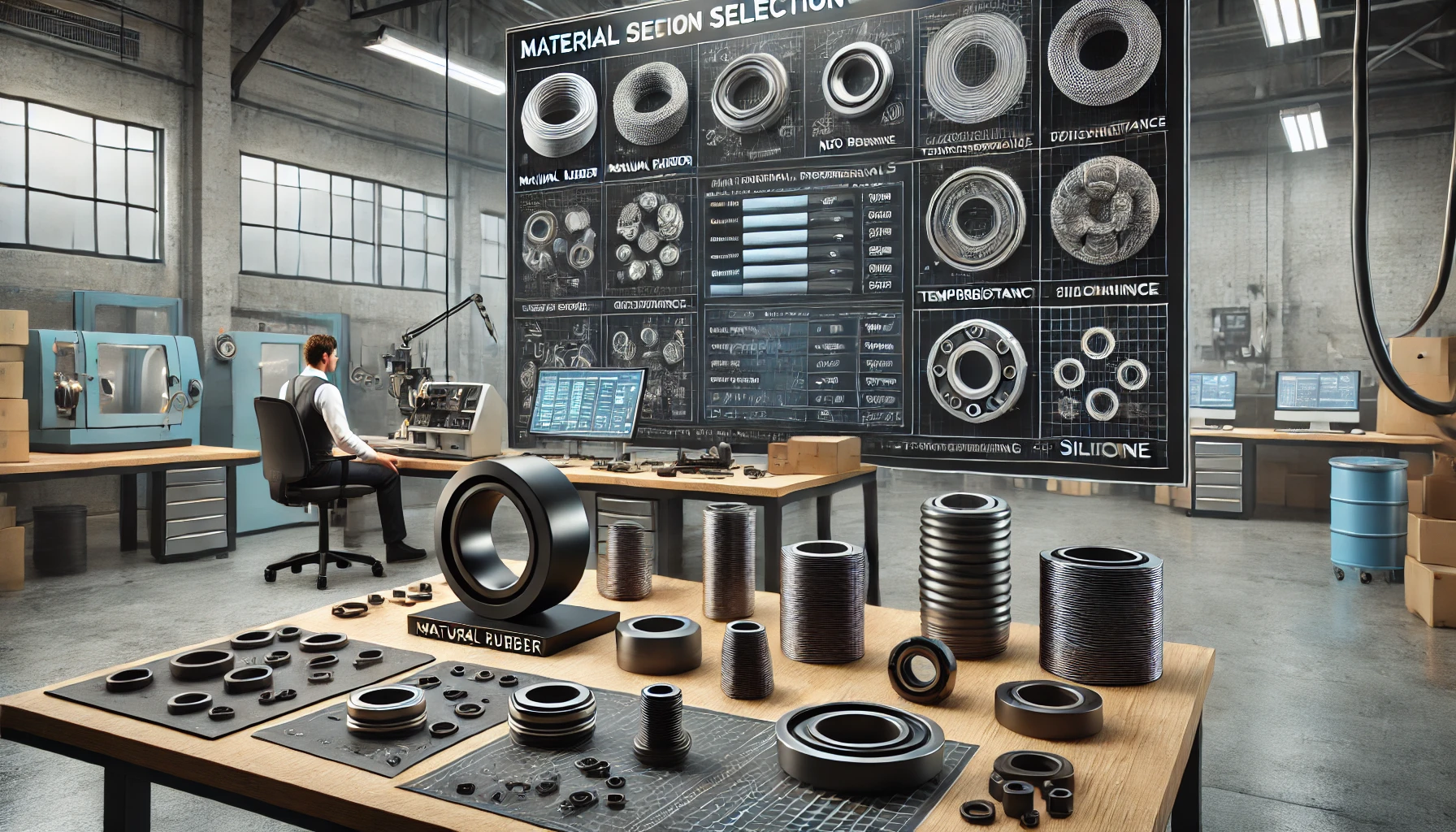 Material Selection in Machined Rubber Parts for Optimal Performance