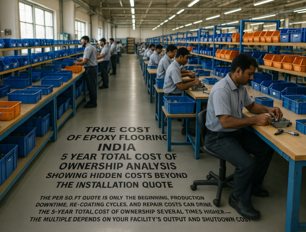 The True Cost of Epoxy Flooring in Indian Factories: What Your Quote Isn’t Telling You