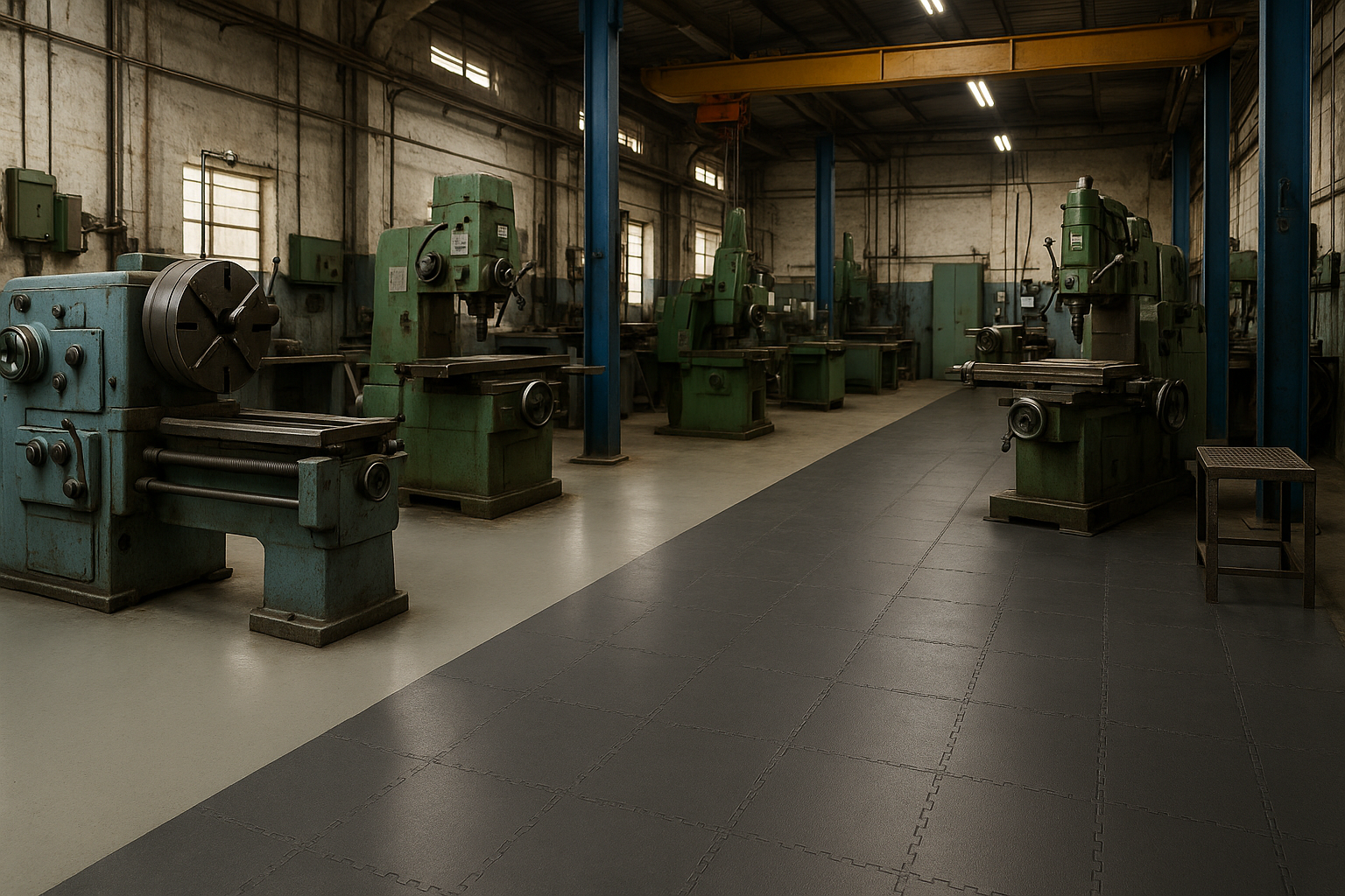 Resin Flooring vs PVC Interlocking Tiles: Which is Actually Better for Your Factory?