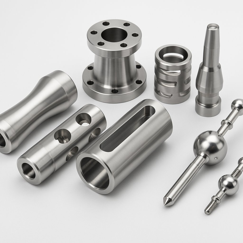 Home 23 Precision CNC-machined metal components
