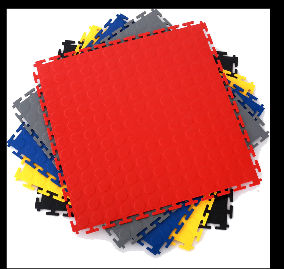 Home 5 Tiepro tiles fanned out in nine safety colours