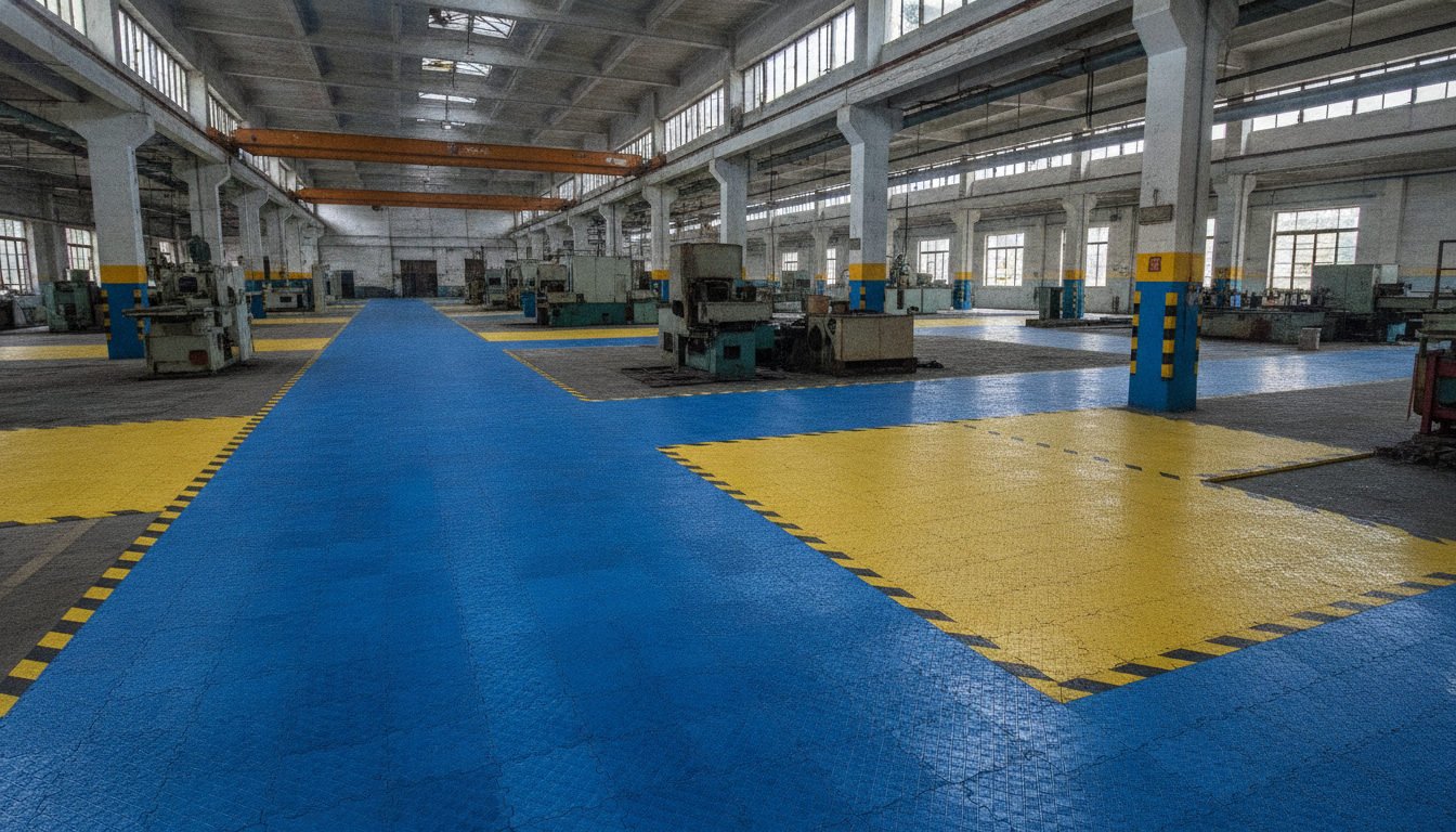 Maximising Worker Safety with PVC Interlocking Floor Tiles
