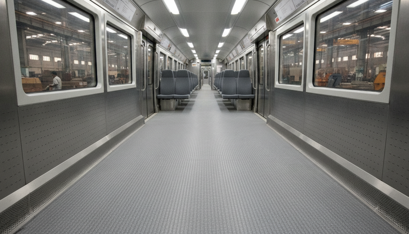 Navigating EN45545-2:2020 Compliance for PVC Flooring in Railways