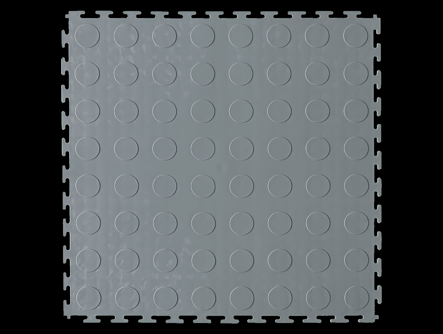 Home 3 Grey coin-finish PVC tile